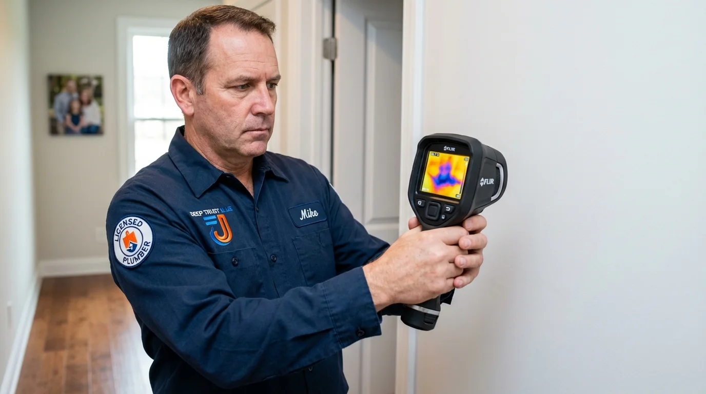 Thermal imaging leak detection by Johns Plumbing LLC in Apalachicola